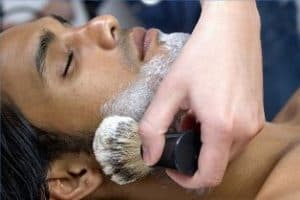 Using Shaving brush
