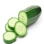 Sun Poisoning Home Remedies - Cucumber slices