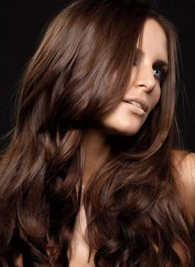 chocolate brown hair color for girls