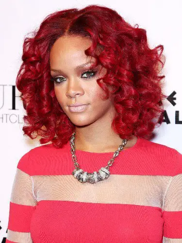 Red Hair Color for Dark Skin Tones