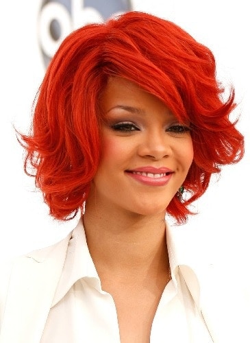Red hair for Dark Skin Women - Rihanna