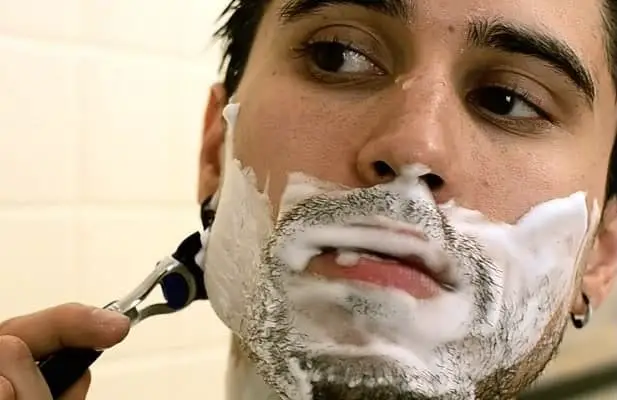 time to shave a beard