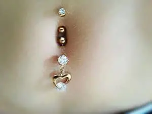 double Navel Piercing