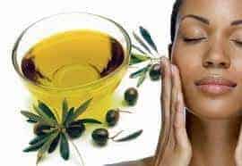 Olive oil for face