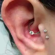 double tragus piercing jewelry bars