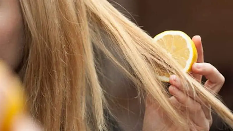 how to bleach your hair with lemon juice