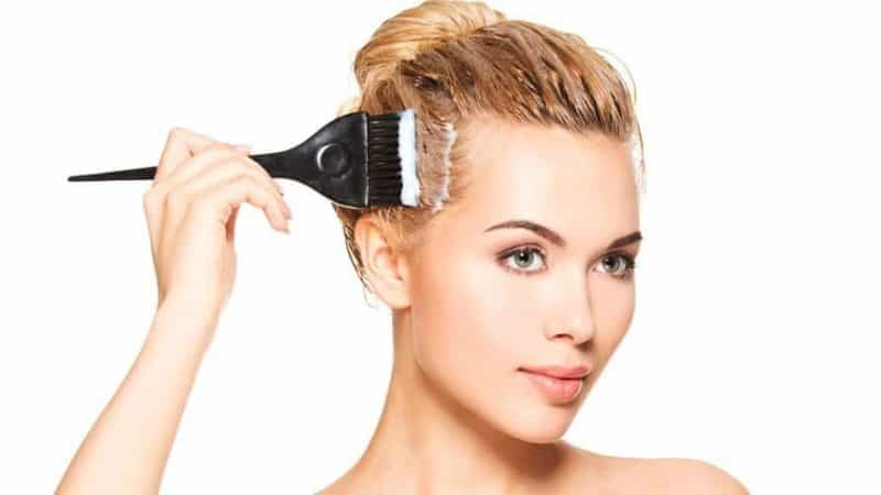 how to make and apply blonde hair dye