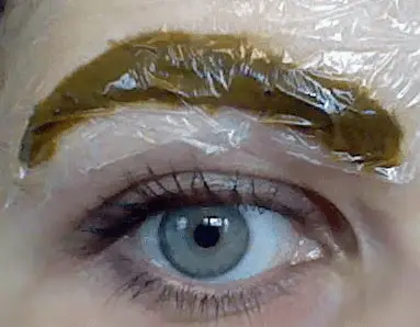 Natural eye tinting procedure