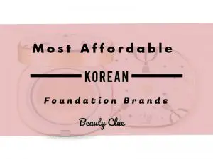 5 best Korean brand foundation